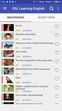 ESL Learning English - Listening & Reading скриншот 1
