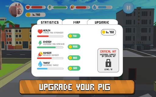 Blocky City Pig Simulator 3D screenshot 4