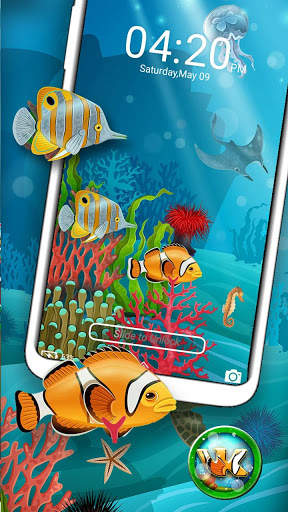 Under Water Life Launcher Theme screenshot 4