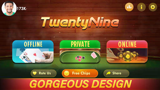 29 card game online play screenshot 1