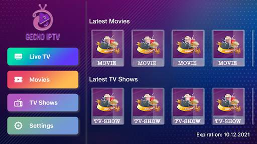 IPTV Gecko Player screenshot 1