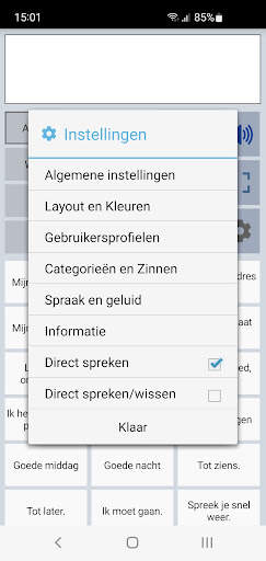 Spraak Assistent AAC screenshot 8