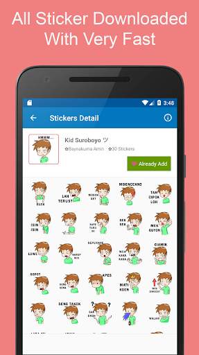 Stiker Dagelan Suroboyoan Lucu | WAStickerApps screenshot 5