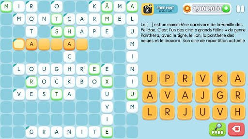 Mots Croisés Quiz screenshot 2