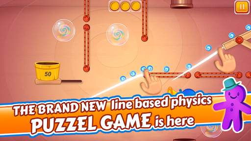 Draw Line Puzzle: The Candy Island Drawing Quest screenshot 4