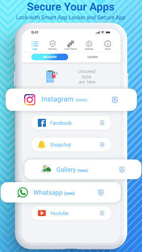 Lock App - Smart App Locker 2 تصوير الشاشة