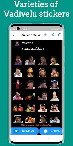 Tamilstickers for WA and Telegram screenshot 3