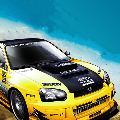 Car racing icon