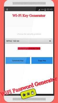 Password Wifi Generator 2015 screenshot 1