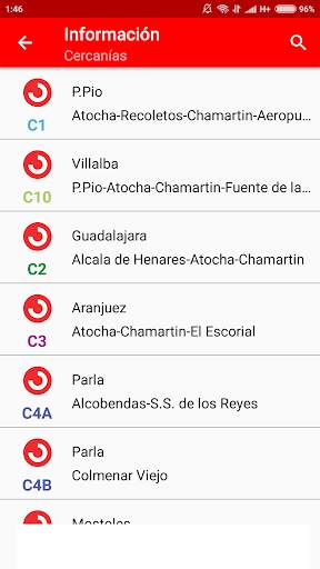 Bus Madrid Metro Cercanias ES screenshot 4