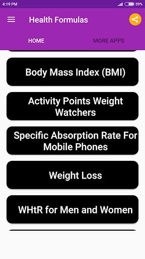 Health Formulas screenshot 5