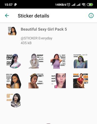 Sexy Girl Stickers screenshot 6
