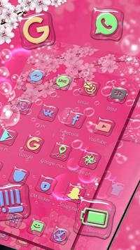 Sakura Water Drop Mobile Theme screenshot 3