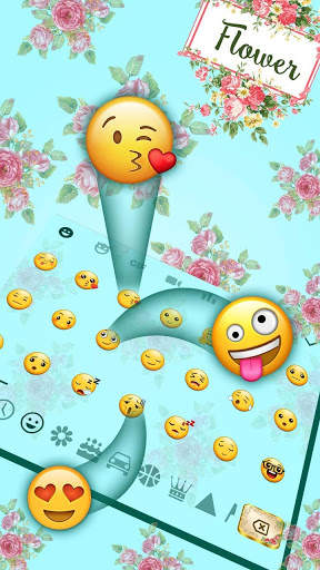 Pastel Flower Keyboard screenshot 2