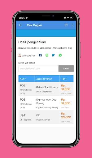 Cek Resi & Cek Ongkir - Semua Ekspedisi screenshot 4
