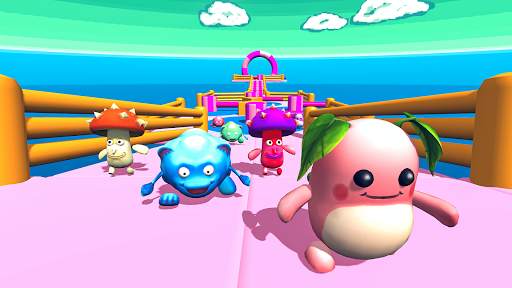 Race Falling 3D Run Guys KnockOut Game Dudes screenshot 1