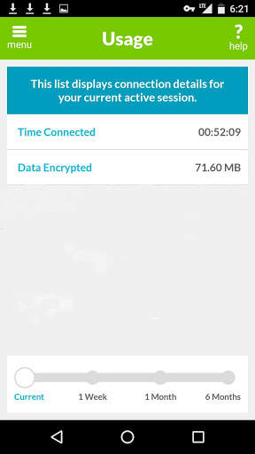 Private WiFi™ Mobile for AOL screenshot 2