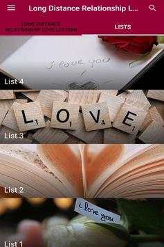 Long Distance Relationship Love Letter screenshot 3