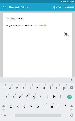 SMS Texting from Tablet & Sync screenshot 8