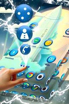 Blue Colour Launcher 1 تصوير الشاشة