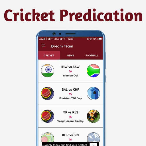 Dream Team 11 - Live Cricket Score & Prediction screenshot 3