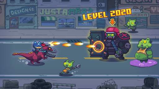 Cat Gunner: Super Zombie Shooter Pixel screenshot 1