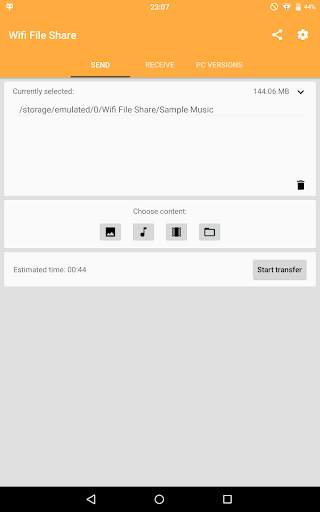 Wifi File Share (Wireless file transfer) screenshot 4