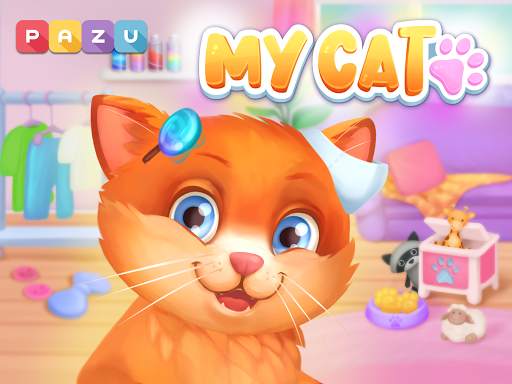 Cat game - Pet Care & Dress up Games for kids screenshot 6