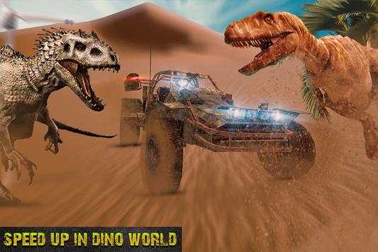 Dino World Impossible Car Racing screenshot 6