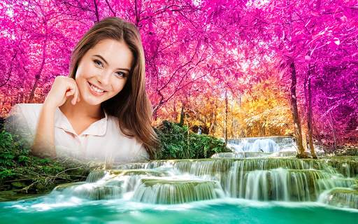 Rainbow Waterfall app & Nature Collage Maker screenshot 3
