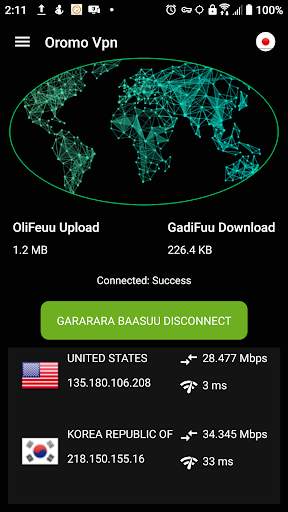 Oromo Bilisa Maayyii VPN screenshot 6