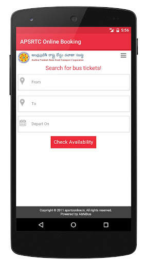 APSRTC screenshot 3