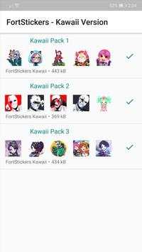 StickersFort Kawaii WAStickerApps for Whatsapp screenshot 1