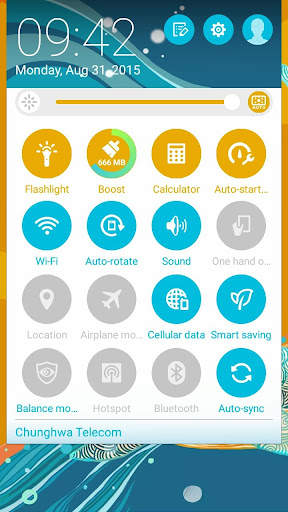 Ocean Dream ASUS ZenUI Theme screenshot 3