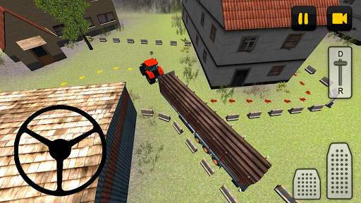 Tracteur 3D: Bois Transport screenshot 3