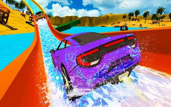 Water Slide Car Racing Stunts 2019 screenshot 4