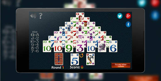 Fantasy Pyramide Solitaire screenshot 1