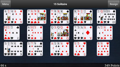 15 Solitaire Free screenshot 3