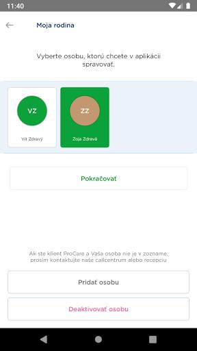 Môj ProCare screenshot 6