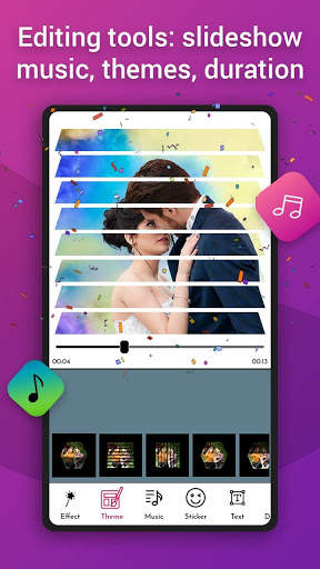 Wedding Photo Effect Video Maker with Music 5 تصوير الشاشة