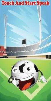 Talking Soccer Ball screenshot 1