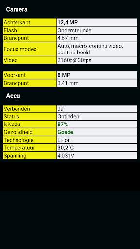 Telefoon informatie (Phone information) screenshot 3
