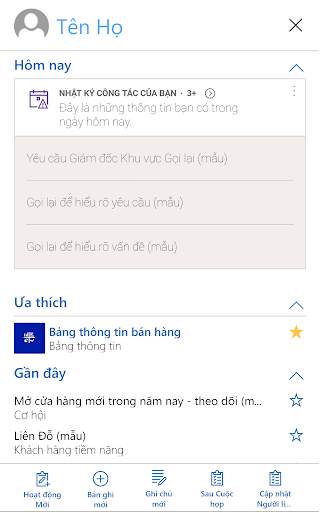 Dynamics 365 for Phones screenshot 1