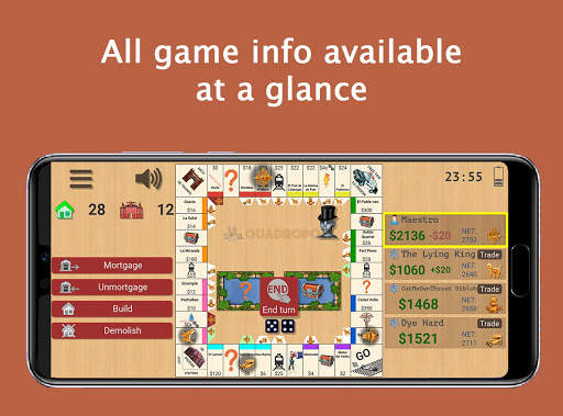 Quadropoly Best AI Board Business Trading Game screenshot 7