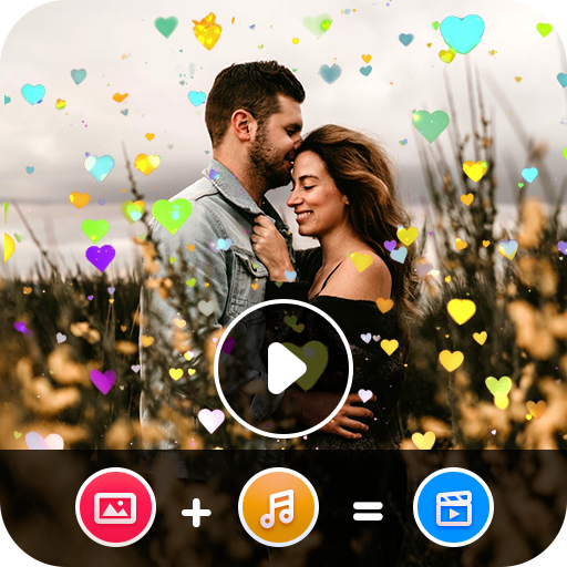 Heart Photo Effect Video Maker with Music icon