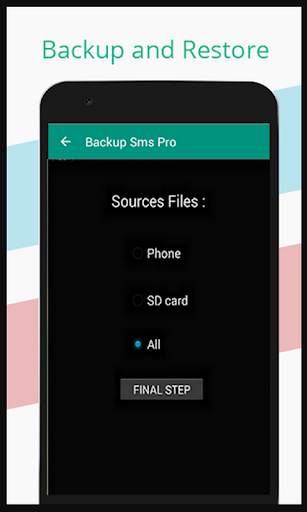 Restore SMS Backup screenshot 2
