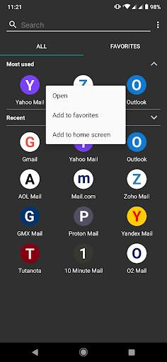 MAIL : Many email providers in one app screenshot 2