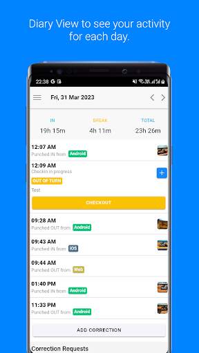 ClockIt - Time Clock скриншот 1