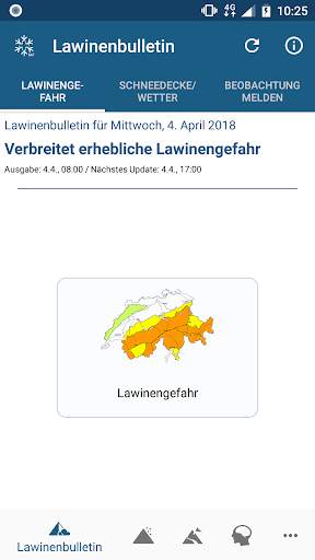 White Risk - SLF Lawinen-App screenshot 1