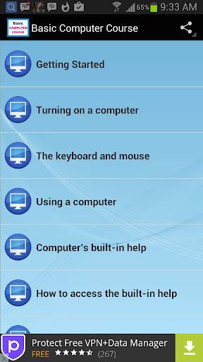Basic Computer Course screenshot 1
